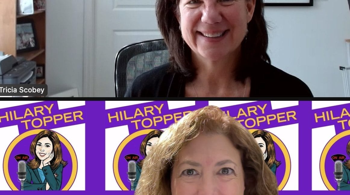Hilary Topper talks with Tricia Lieberman Scobey